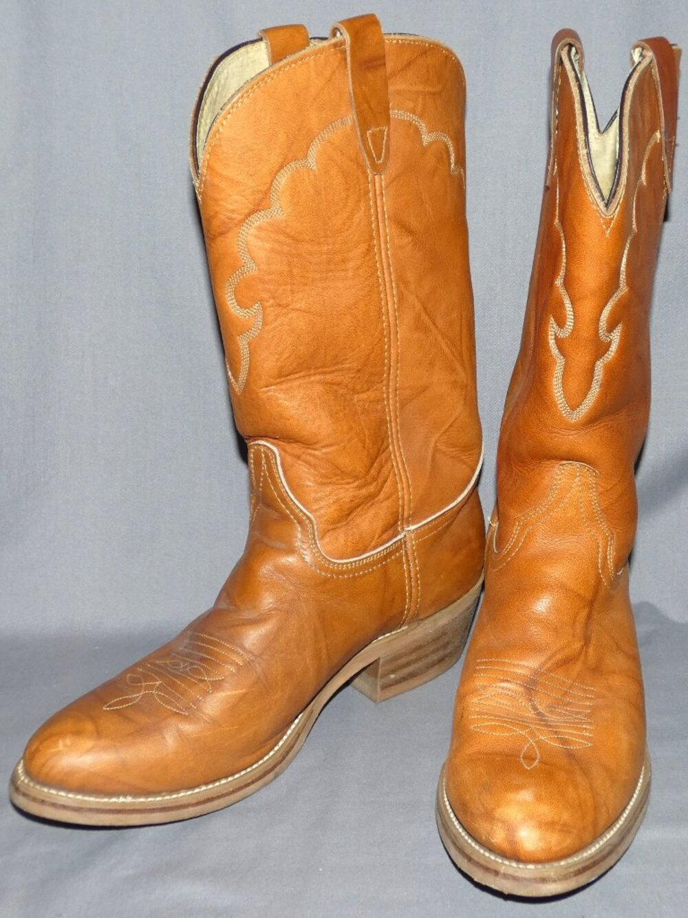 Silverado Brown Western Cowboy Boots Men's size 9.5 D 17966